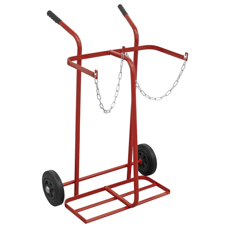 Welding Bottle Trolley - 2 Bottle - ST28/B