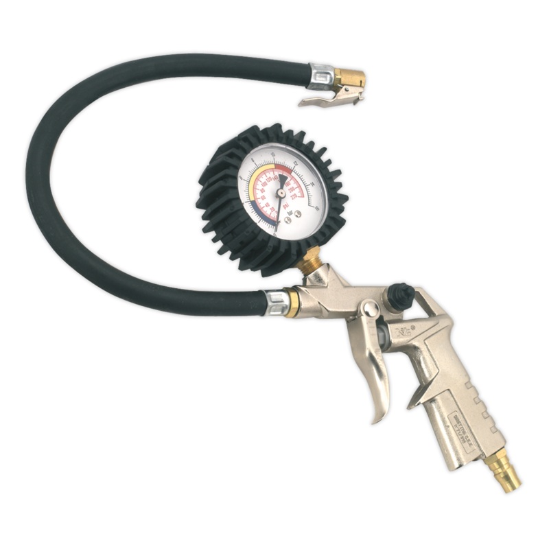 Tyre Inflator with Clip-On Connector - SA924