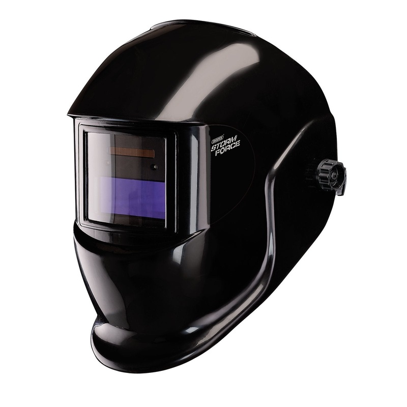 Draper Storm Force Fixed Shade Auto Darkening Welding Helmet - WHFS-BKSF