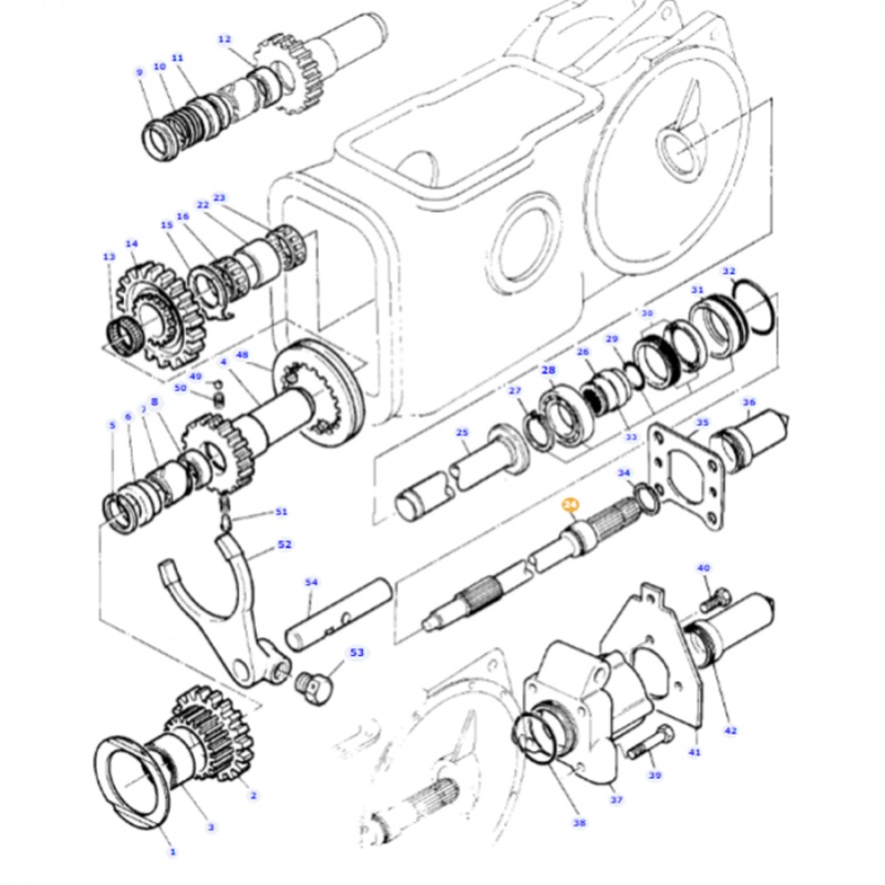 Massey Ferguson - PTO Shaft - 3614609M2