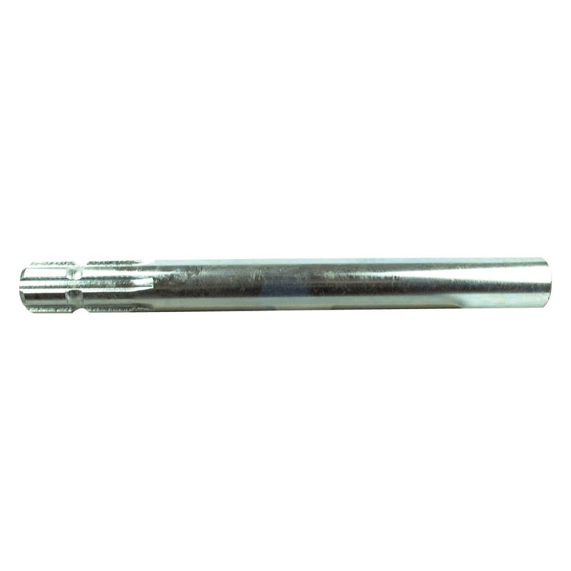 PTO Splined Shaft - One End - 1 3/8'' - 6 Spline, Length: 350mm | Sparex Part No.S.16427
