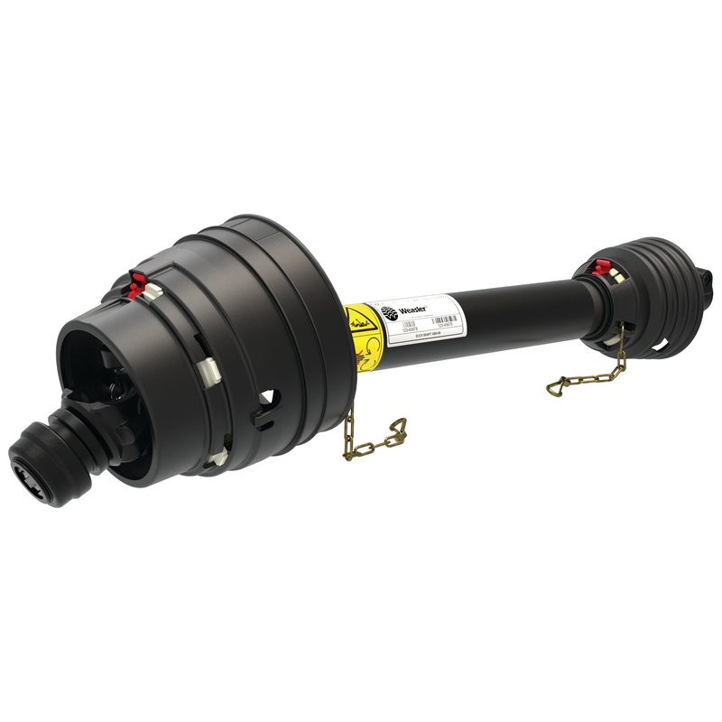 Weasler PTO Shaft - EUCV Wide Angle - One End, (Lz) Length: 1010mm, 1 3/8'' x 6 Spline 80 W.A. to 1 3/8'' x 6 Spline Q.R. | Sparex Part No.S.39027