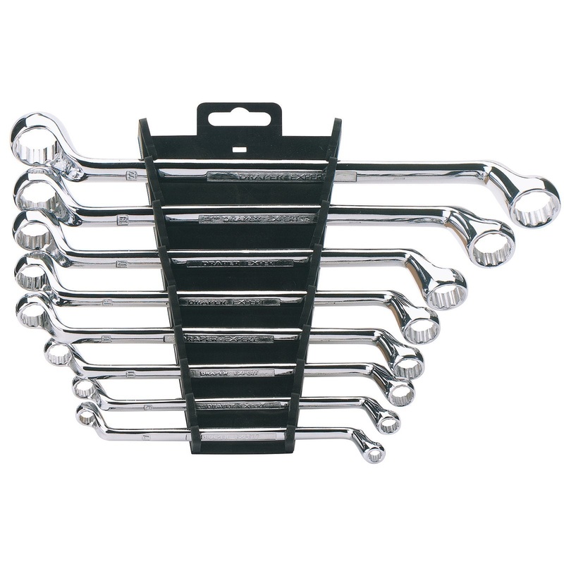 Draper Hi-Torq Deep Offset Metric Ring Spanner Set (8 Piece) - 7105/8/MM