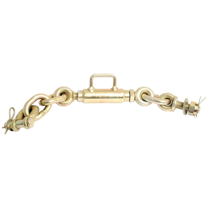 Stabiliser Chain - D-Shackle 11mm - Thread 14mm - Min. Length:240mm - M14 Metric | Sparex Part No.S.52652
